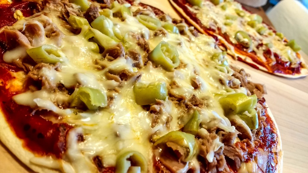 Wrap-Pizza Thunfisch