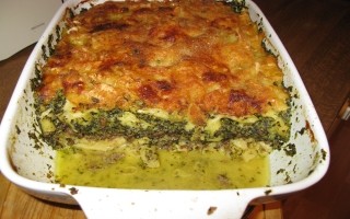 Nudelgratin "Florentin"