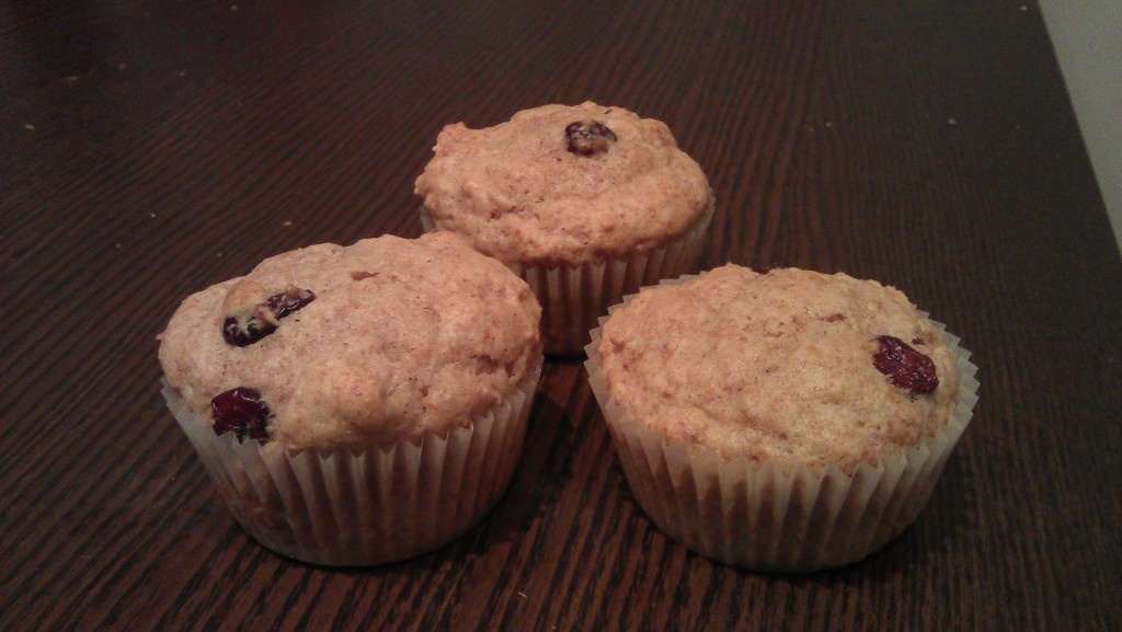 Dinkel-Cranberry-Muffins