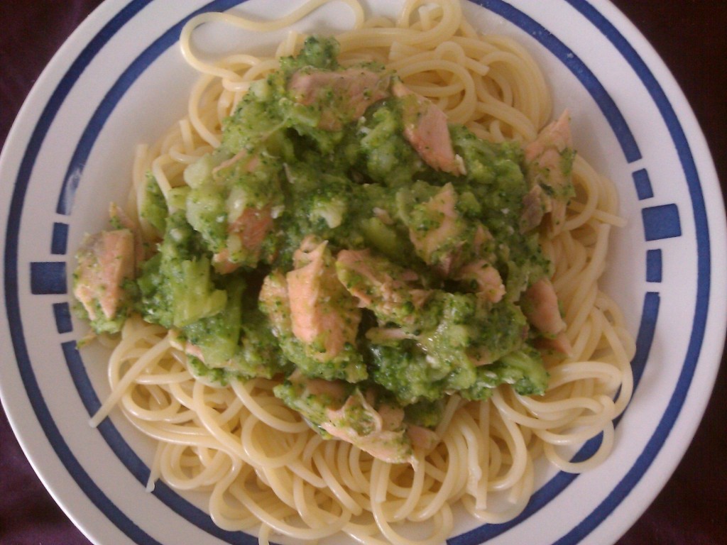 Pasta Brokkoli Lachs